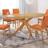 Jaxon Grey 5 Piece Round Extension Dining Sets With Wood Chairs (Photo 16 of 25)