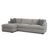 2Pc Maddox Left Arm Facing Sectional Sofas With Chaise Brown (Photo 14 of 25)