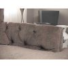 3Pc Polyfiber Sectional Sofas With Nail Head Trim Blue/Gray (Photo 3 of 25)