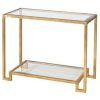 Glass And Gold Oval Console Tables (Photo 15 of 15)