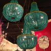 Turquoise Blue Beaded Chandeliers (Photo 15 of 15)