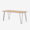 Acacia Dining Tables With Black X-Legs (Photo 22 of 25)