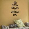 Keep Calm And Carry On Wall Art (Photo 1 of 15)