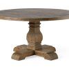 Gray Wash Banks Pedestal Extending Dining Tables (Photo 12 of 25)