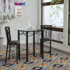 Kernville 3 Piece Counter Height Dining Sets (Photo 8 of 25)