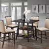 Cappuccino Finish Wood Classic Casual Dining Tables (Photo 2 of 25)
