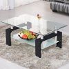 Glass Coffee Tables With Lower Shelves (Photo 6 of 15)