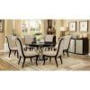 Laconia 7 Pieces Solid Wood Dining Sets (Set Of 7) (Photo 17 of 25)
