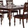 Laconia 7 Pieces Solid Wood Dining Sets (Set Of 7) (Photo 11 of 25)
