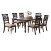Laconia 7 Pieces Solid Wood Dining Sets (Set Of 7) (Photo 5 of 25)