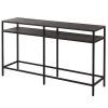 Black Metal Console Tables (Photo 1 of 15)