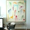 Large Framed Abstract Wall Art (Photo 2 of 15)