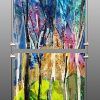 Abstract Fused Glass Wall Art (Photo 12 of 15)