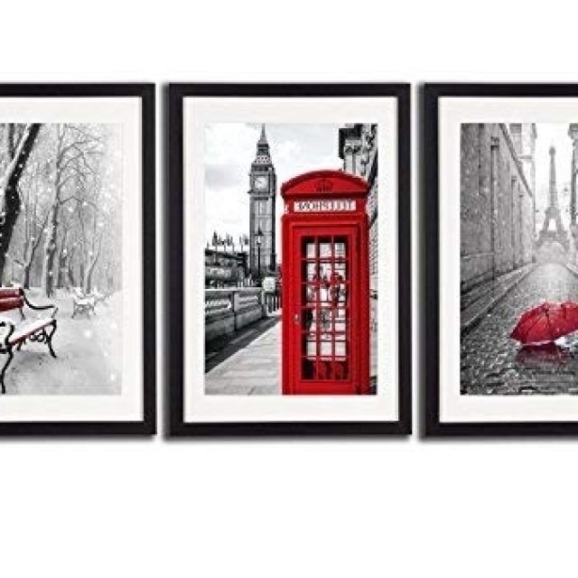 15 The Best Black White and Red Wall Art