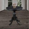 Antique Black Wood Kitchen Dining Tables (Photo 9 of 25)