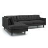 2Pc Burland Contemporary Sectional Sofas Charcoal (Photo 8 of 25)