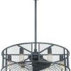 Outdoor Caged Ceiling Fans With Light (Photo 8 of 15)