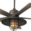 Outdoor Ceiling Fans With Cage (Photo 1 of 15)