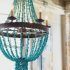 15 Collection of Large Turquoise Chandeliers