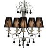 Chandeliers With Black Shades (Photo 8 of 15)