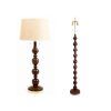Beeswax Finish Standing Lamps (Photo 10 of 15)