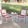 Patio Rocking Chairs And Table (Photo 3 of 15)