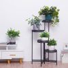Four-Tier Metal Plant Stands (Photo 2 of 15)