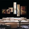 Abstract Metal Wall Art Painting (Photo 11 of 15)