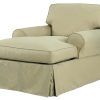Indoor Chaise Lounge Slipcovers (Photo 8 of 15)