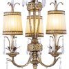 Antique Gild Two-Light Chandeliers (Photo 2 of 15)