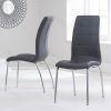 Grey Leather Dining Chairs (Photo 4 of 25)