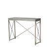 Oval Aged Black Iron Console Tables (Photo 11 of 15)