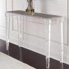 Silver And Acrylic Console Tables (Photo 4 of 15)