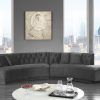 Molnar Upholstered Sectional Sofas Blue/Gray (Photo 6 of 25)