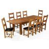 Oak Extending Dining Tables And 8 Chairs (Photo 14 of 25)