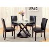 Round Black Glass Dining Tables And Chairs (Photo 3 of 25)