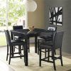Bettencourt 3 Piece Counter Height Solid Wood Dining Sets (Photo 20 of 25)