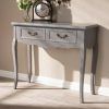 Smoke Gray Wood Console Tables (Photo 14 of 15)