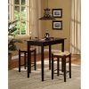 Tappahannock 3 Piece Counter Height Dining Sets (Photo 5 of 25)