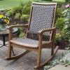 Brown Wicker Patio Rocking Chairs (Photo 5 of 15)
