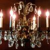 Antique Brass Crystal Chandeliers (Photo 14 of 15)