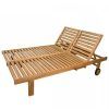 Wooden Outdoor Chaise Lounge Chairs (Photo 10 of 15)