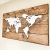 Wooden World Map Wall Art (Photo 7 of 15)
