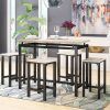 Denzel 5 Piece Counter Height Breakfast Nook Dining Sets (Photo 23 of 25)