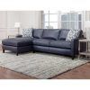 Molnar Upholstered Sectional Sofas Blue/Gray (Photo 5 of 25)
