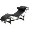 Black Leather Chaise Lounge Chairs (Photo 7 of 15)