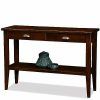2-Drawer Oval Console Tables (Photo 2 of 15)