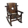 Char Log Patio Rocking Chairs With Star (Photo 5 of 15)