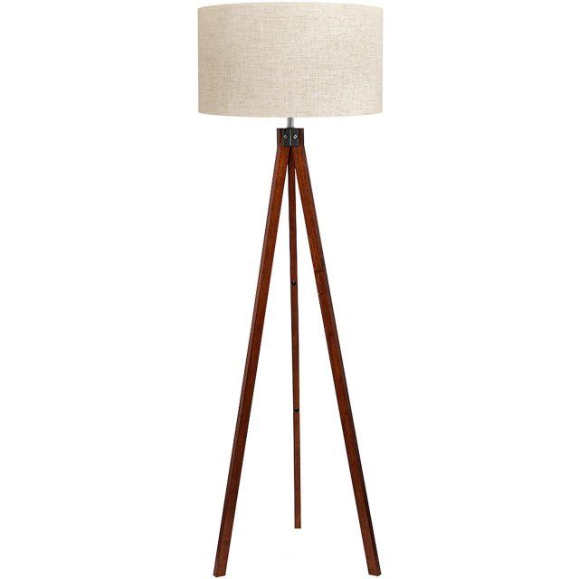 15 Photos Wood Tripod Standing Lamps