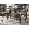 Combs 5 Piece Dining Sets With  Mindy Slipcovered Chairs (Photo 17 of 25)